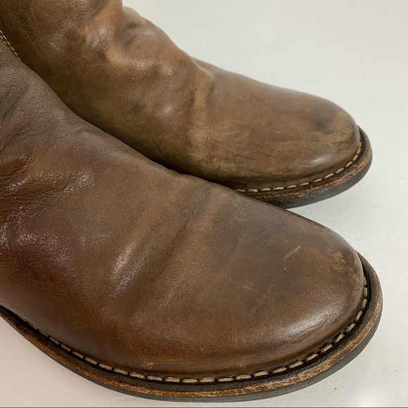 Fiorentini + Baker Emma Lace Up Back High Boots Medium Brown Leather Size 8 38 - Picture 9 of 16